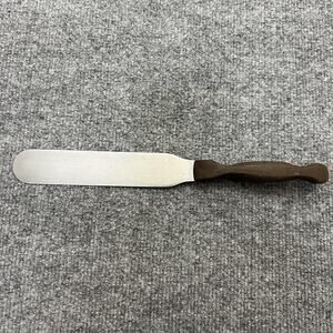 Cutco 28 Spatula Made in USA Brown Handle Stainless Steel Cake Frosting